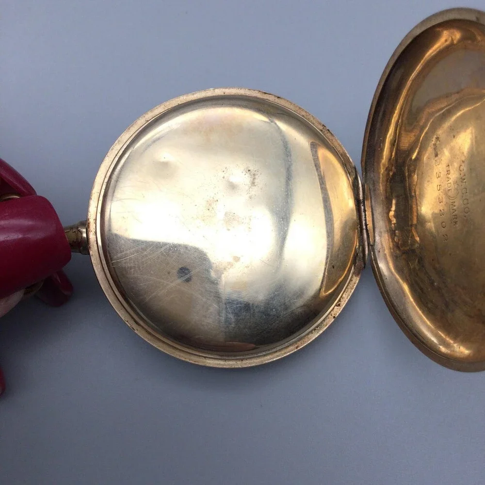 1916 Illinois Grade 403 Pocket Watch Men 46mm Gold Filled 15J Manual Wind Runs